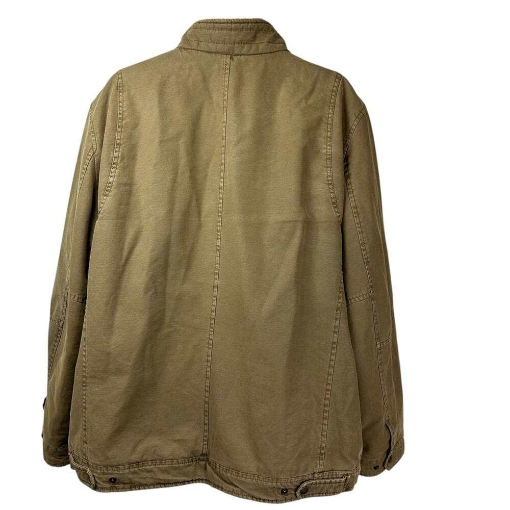 Levi’s Canvas Quilted Utility Trucker Jacket Brown Size XXL - Picture 5 of 11